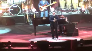 Billy Joel performing at At&T Park, perfroming Piano man and Uptown girl