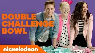 The Double Challenge Bowl ft. JoJo Siwa, Lizzy Greene & More! | #NickStarsIRL