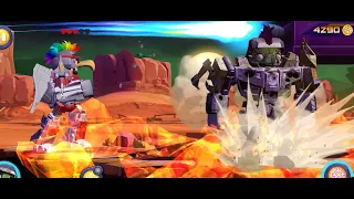 Angry Birds Transformers - GIANT BOTS - Superion + Sergeant Devastator