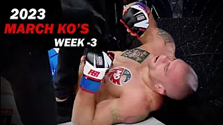 MMA & Boxing Knockouts I March 2023 Week 3