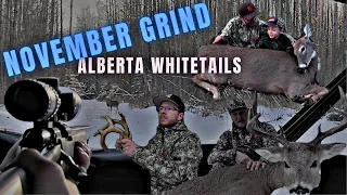 Alberta Whitetail Hunting | 2 BUCKS and 1 DOE DOWN