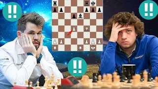 Daffy chess game | Hans Niemann vs Magnus Carlsen 3