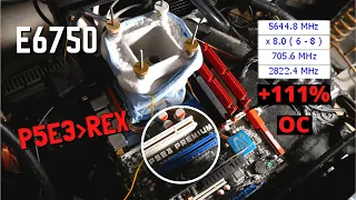 INSANE: ASUS P5E3 Premium Hits 705 FSB on Air Cooling and BEATS Rampage Extreme with E6750 on LN2