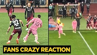 Crowd went crazy after MESSI entered the field during Inter Miami draw vs Vissel Kobe