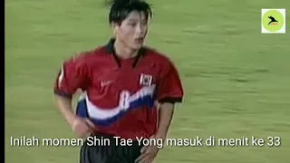 Indonesia vs Korsel 2 : 4 Piala Asia 1996. Momen Shin Tae Yong masuk di menit 33.