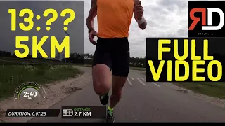 My FASTEST 5KM  EVER ||  FULL Video .RAW footage