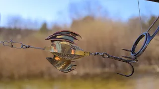 Making BetBait Spinner for fishing