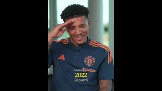 Jadon Sancho Evolution 2016-2024