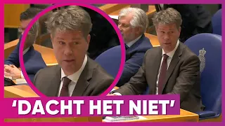 Martin Bosma tikt Kamerlid op de vingers