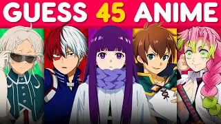 Guess Anime by Scene 🎬🍥 Can you Guess 45 Anime? ⭐ Anime Quiz!