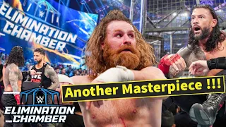 'Roman Unstoppable🔥' Sami Zayn fails to defeat Roman Reigns -WWE Elimination Chamber 2023 Highlights