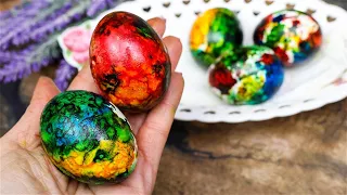 YOU HAVEN'T TRIED THIS YET 😊 Wrap an egg in aluminum foil / Dyeing eggs