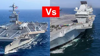Queen Elizabeth vs USS Ford, Who would win?