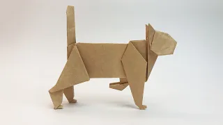 How to make an origami cat (Makoto Yamaguchi)- 猫折り紙