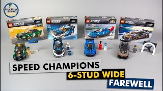 LEGO Speed Champions 6-stud wide farewell - Mustang, Fiesta, Camaro 7L1 & Senna