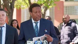 Raw video: Civil rights lawyer John Burris announces lawsuit against Antioch Police Department