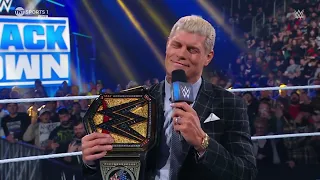 Undisputed Universal Champion Cody Rhodes Promo - WWE Smackdown 4/12/24 (Full Segment)