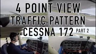 TOUCH AND GO on a C172N (English ATC Audio) | Part 2 (APPROACH & LANDING)