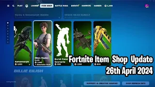 👽 Fortnite Item Shop Update: April 26, 2024! Xenomorph, Scarlet Commander, and More! 💎