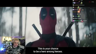 xQc Reacts to Deadpool & Wolverine Trailer