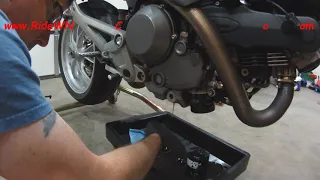 Ducati M1100 Monster Oil Change