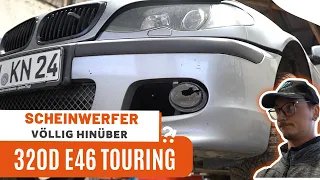 BMW 320d E46 Touring - Eps. 4 Mit DEN Scheinwerfern noch auf die Straße??