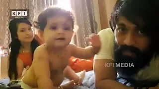 Ayra Yash playing with Dad & Mom | Yash Radhika Pandit Baby New Video