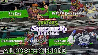 Teenage Mutant Ninja Turtles: Shredders Revenge | All Bosses & Ending