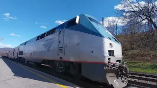 Amtrak different days at Lewistown,  PA