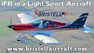 IFR in a Bristell LSA, IFR in a light sport aircraft, Bristell Aircraft.