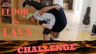 COUPLES FLOOR IS LAVA CHALLENGE W/ MY ROOMMATES?!