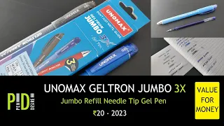 Unomax Geltron jumbo Gel Pen an INR 20 Pen - 585