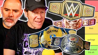 Tier Ranking ALL WWF/WWE World Titles In History