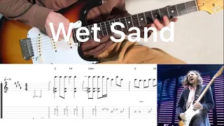 RHCP - Wet Sand (Live at Fuji Rock Festival) (guitar solo cover with tab)