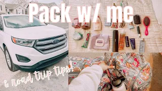 Pack w/ me + Road-trip Tips!!