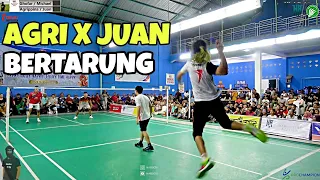 PANAS ! AGRIPPINA / JUAN DiTantang di Tarung Bebas Badminton SANSANI OPEN Pekanbaru