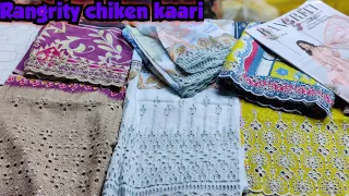 ** Rangrity Chicken Kari 2023 ** #clothingfashion #eidsale2023 #Gulljee #Binsaeed #houseofcutpiece