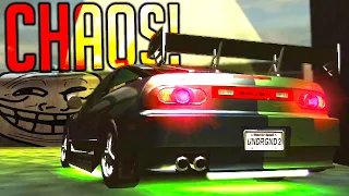 Fast Travel AND Chaos Mod! Breaking NFS Underground 2 - Modpack