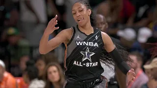 🤣 A'ja Wilson Breaks Out Dance Moves & Celebrations During 2023 WNBA All-Star Game