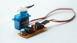 555 IC Automatic Servo Motor Controller Circuit