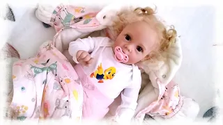 🍼 Кукла Реборн с Алиэкспресс  молд Мэгги 🐝Моя первая малышка Reborn