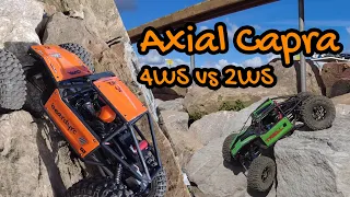 Axial Capra 4WS vs 2WS