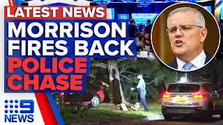 PM hits back at Malcolm Turnbull, Manhunt underway in Sydney | 9 News Australia