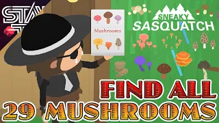 How To Find All 29 Mushrooms in Sneaky Sasquatch