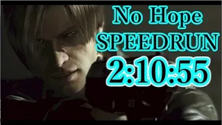 バイオハザード6 Resident Evil 6 speedrun Leon No Hope 2:10:55