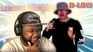 (Beatbox Reaction) D-LOW 2 MINUTES DUBSTEP BEATBOX INSANITY !!!