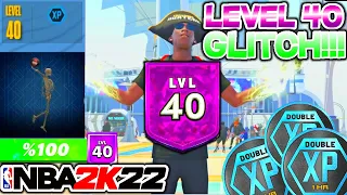 *NEW GLITCH* HOW TO HIT LEVEL 40 FAST IN 1 DAY ON NBA 2K22!! Fastest Way To Level Up In 2k22