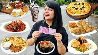 Living on Rs 2000 for 24 HOURS Challenge | Bangalore Food Challenge