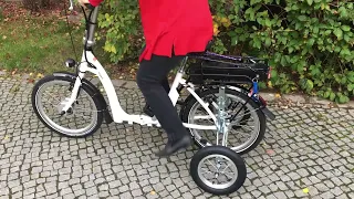 Erste Fahrt Swinging Wheels mit Vitali 20 Zoll Fahrrad