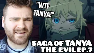 TANYA IS NEXT LEVEL!! | Saga of Tanya The Evil | Episode 7 | ANIME REACTION